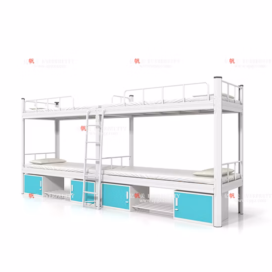 Metal Dormitory Double Bunk Bed Frame