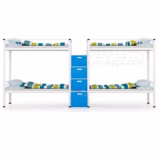 Metal Dormitory Double Bunk Bed Frame