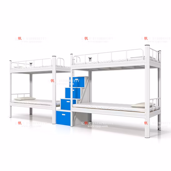 Metal Dormitory Double Bunk Bed Frame
