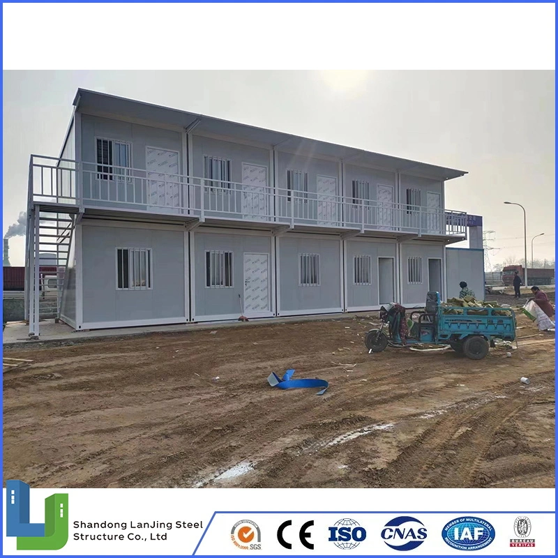 High Performance Customizable Glass Wall CE/ISO Galvanized Steel Flat Pack Container House