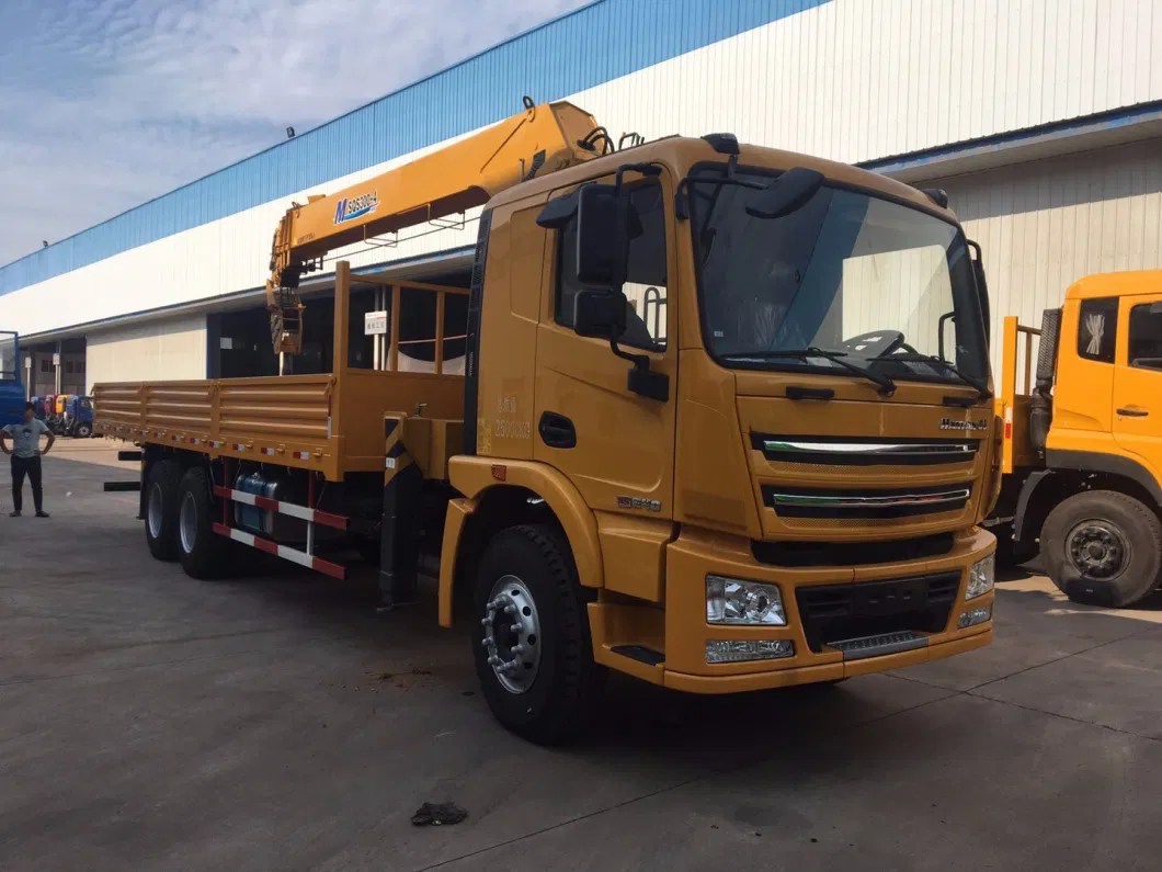 Good Price 14 Ton 18.5 M Boom Length Stiff Boom Truck Loader Crane Sps35000